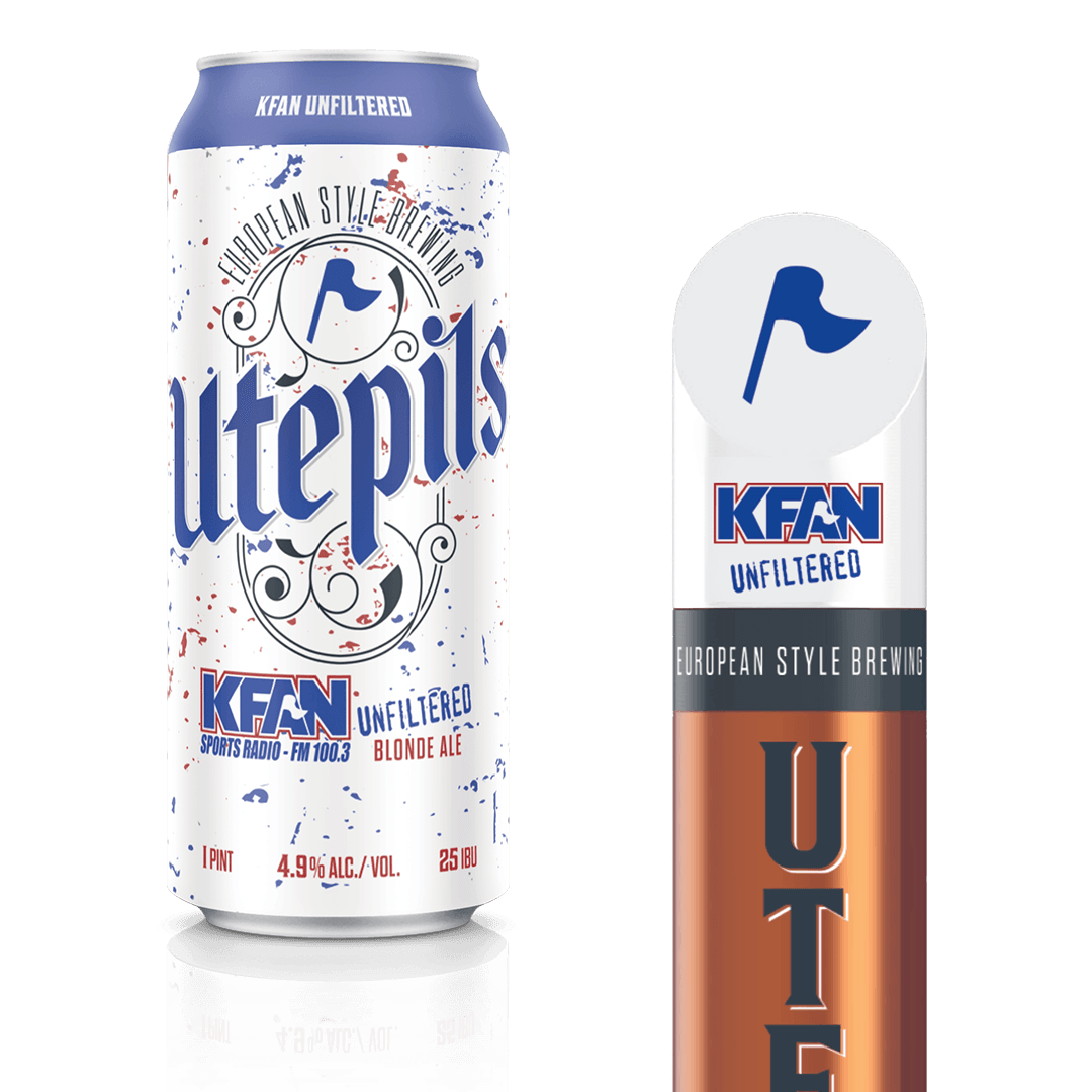 KFAN Can and Tap Handle