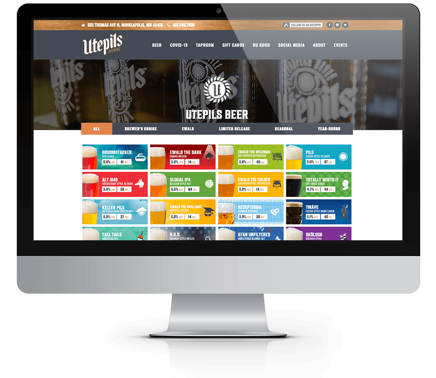 Utepils Website