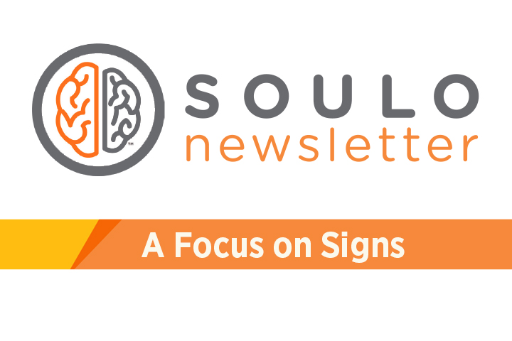 Oct2020Newsletter Soulo Newsletter October 2020 edition, a focus on signs