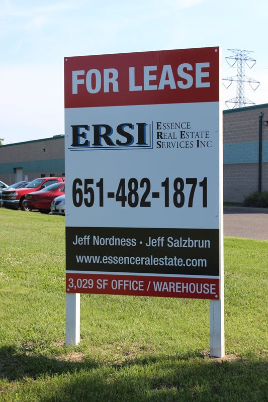 ERSI Leasing Real Sstate Signs