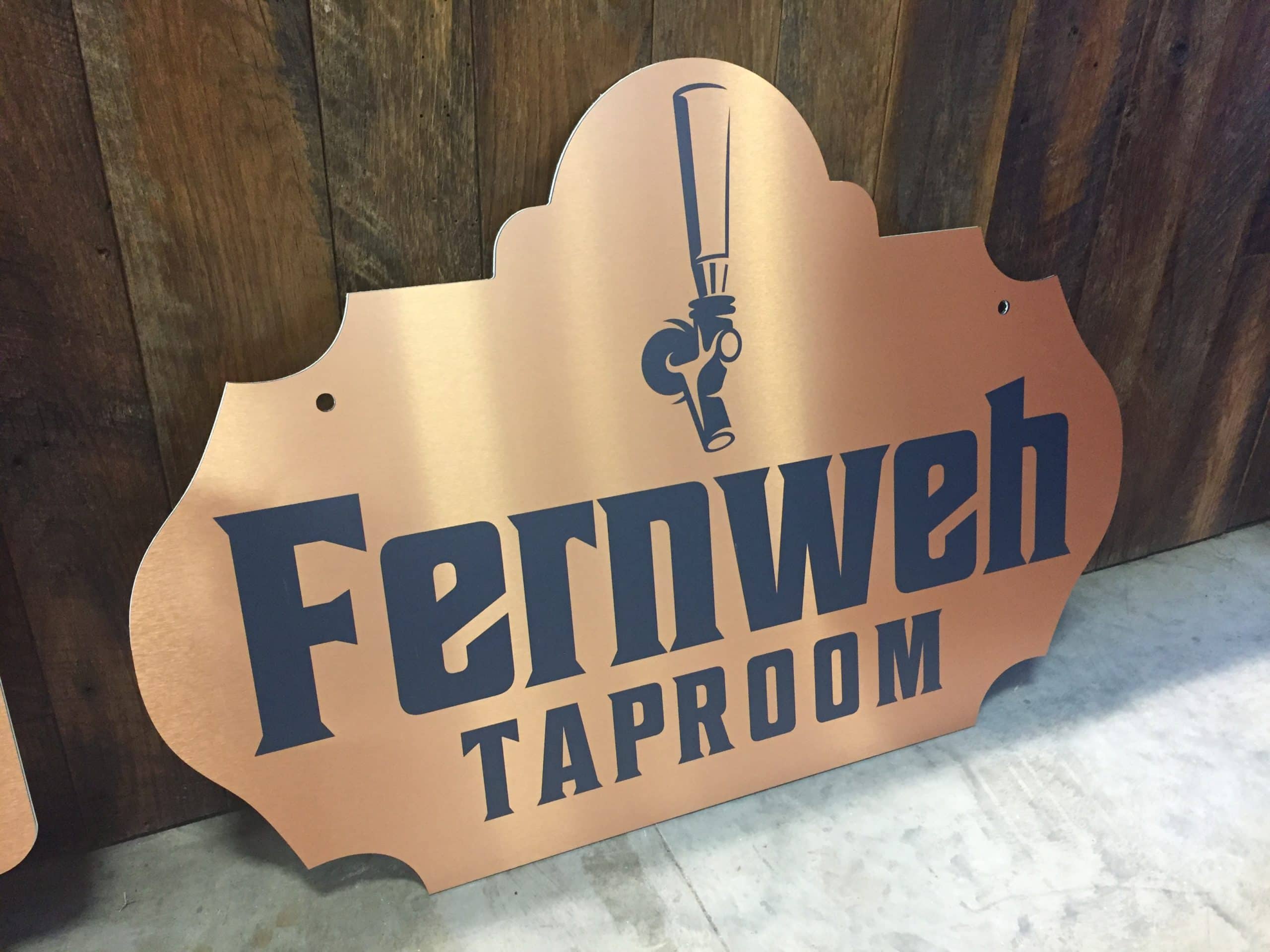 Copper Taproom Sign