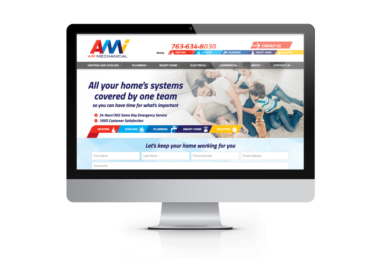 AMI Website Desktop