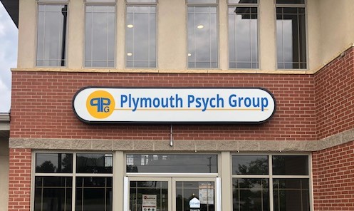 Plymouth Psych Group Electrical Sign