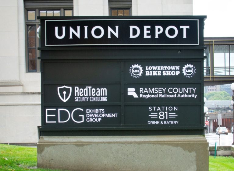 union depot monument sign