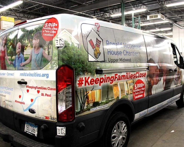 Ronald McDonald Charity Van Wrap