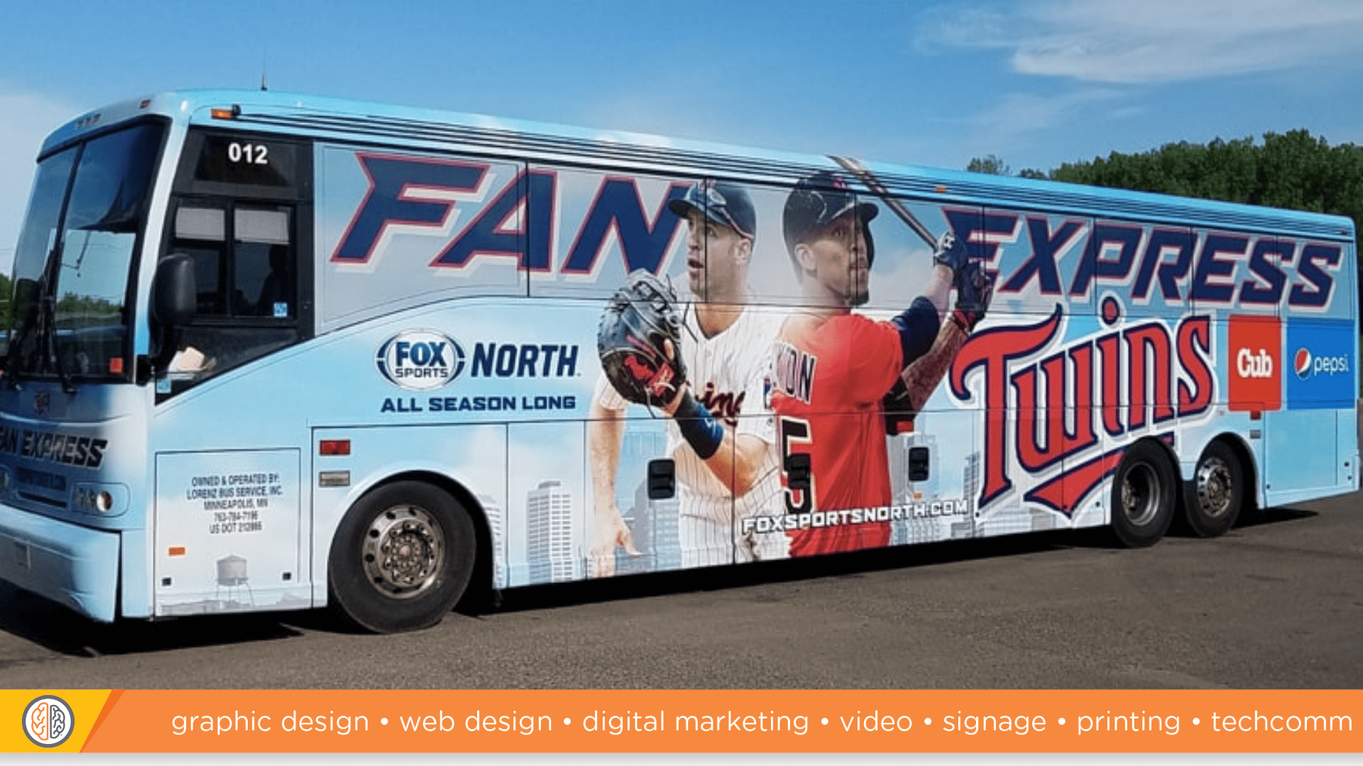 TWINS BUS - SCORE ONE FOR THE HOME TEAM