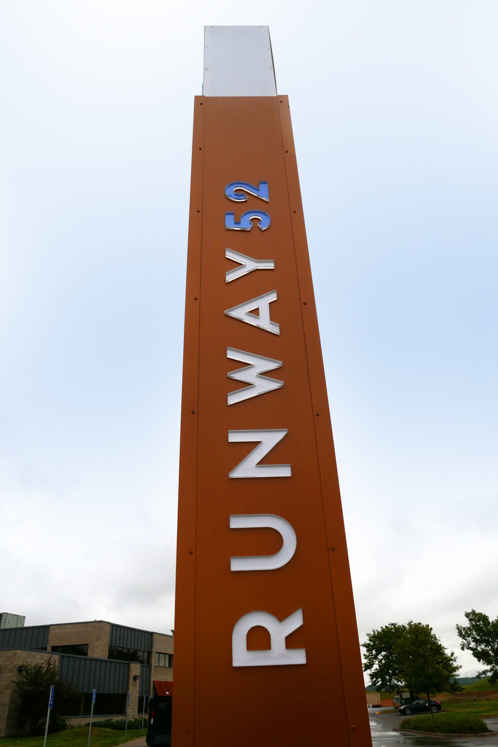 Runway 52 Monument Sign
