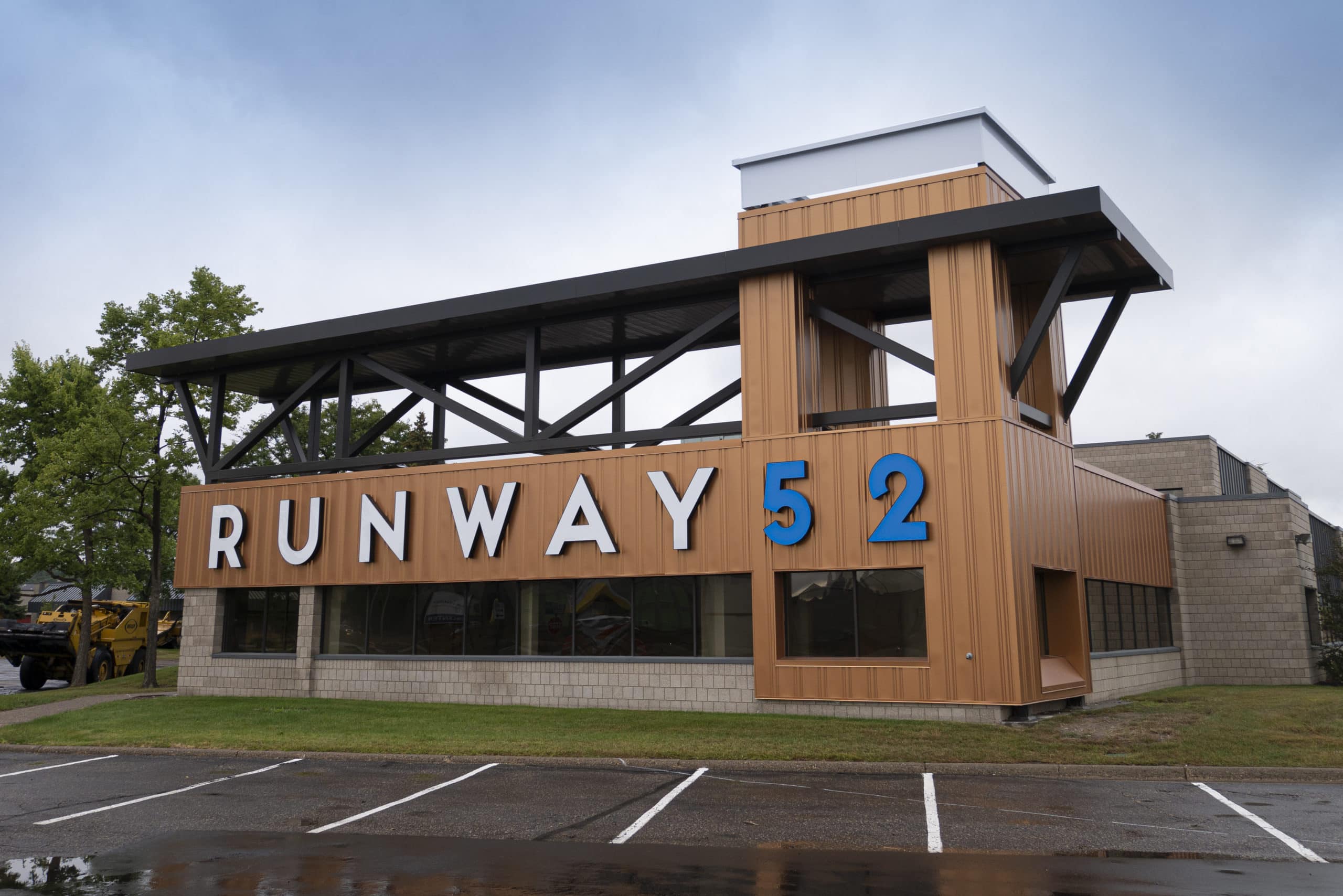 Runway 52 sign