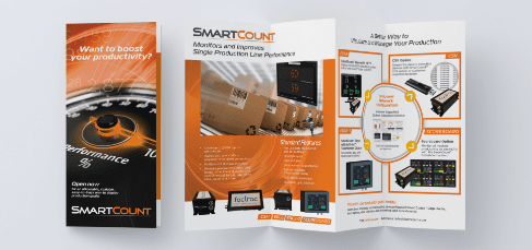 Smart Count Pamphlet example of printed manufacturing marketing