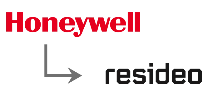 Honeywell/Resideo logo.
