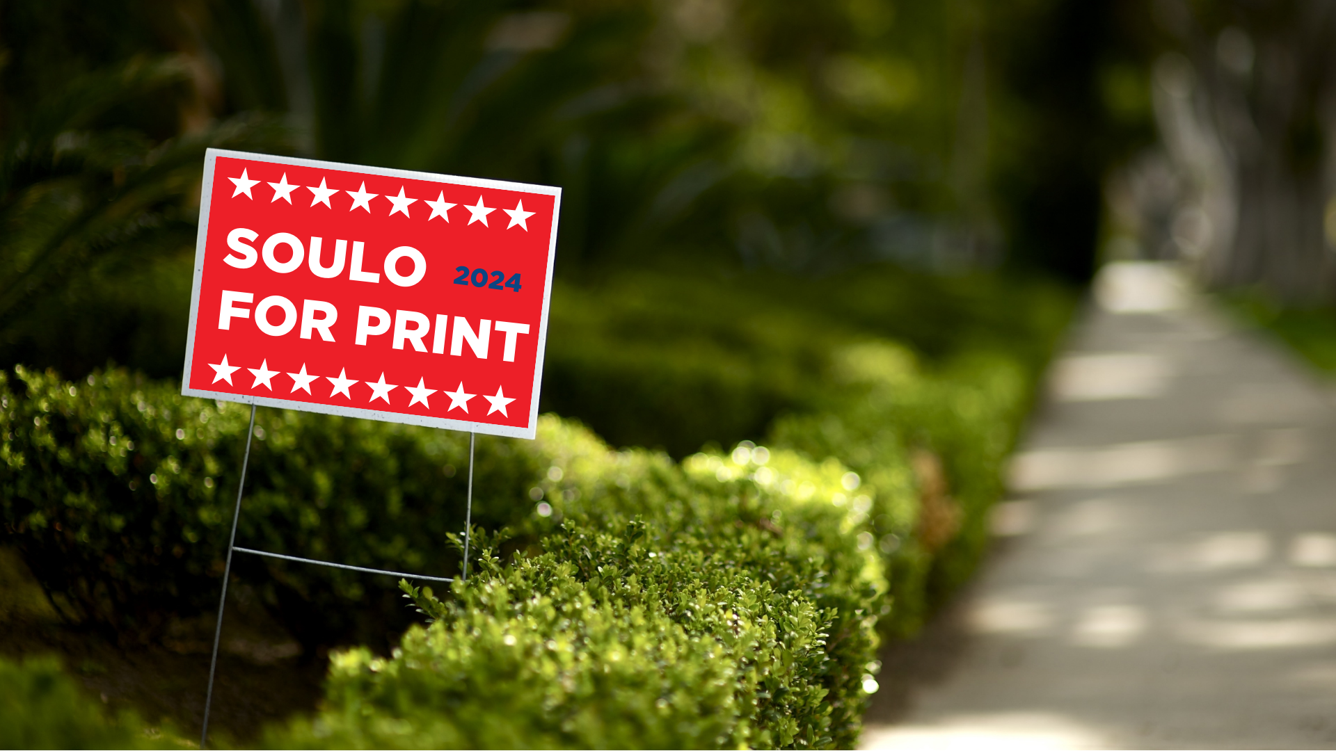 Custom Political Sign Design and Printing