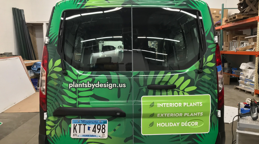 Vehicle Wrap: Plants by Design Van Wrap by SOULO