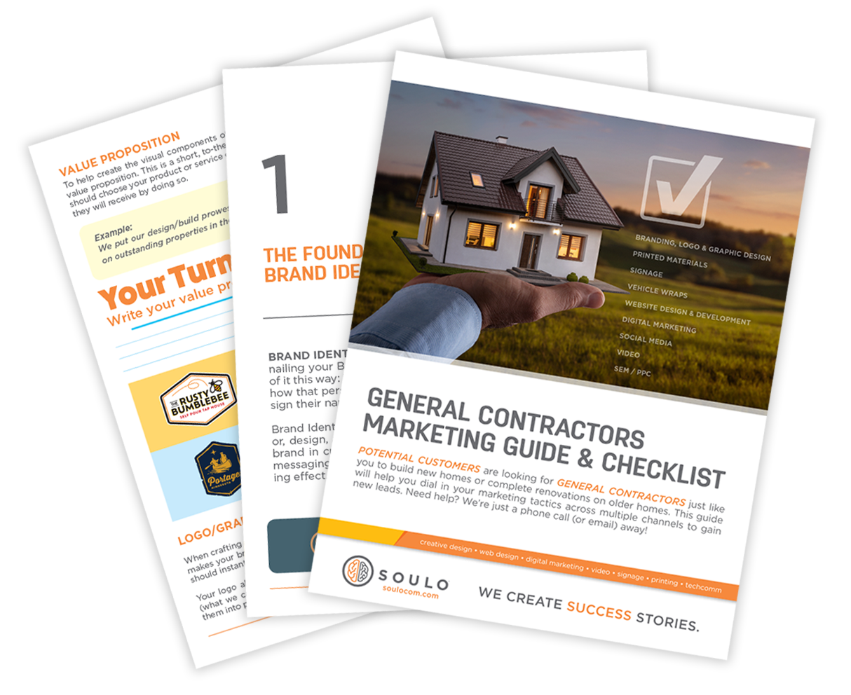 Thumbnail of SOULO's general contractor marketing guide.