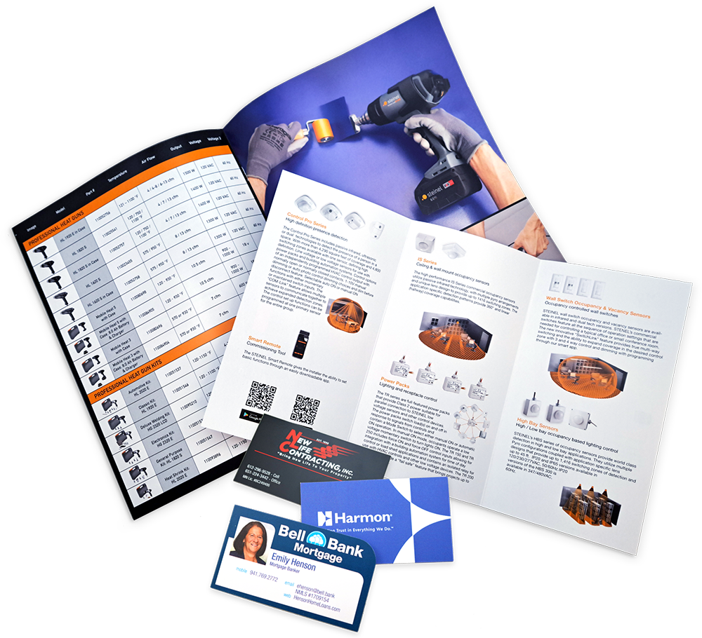 Print Collateral with brochure